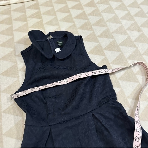 J crew peplum top sleeveless brocade jacquard Peter Pan collar - Picture 5 of 5